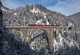 RhB Ge 4-4 II Wiesener Viadukt