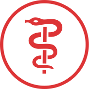 Many medical organizations use the rod of Asclepius as their logo, since it symbolizes the healing arts. This kind of sign is called pictogram[15][16] The main advantage of a pictogram is that one does not need to be able to read or to understand a particular language in order to be able to understand the information it conveys.[17]