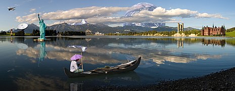 Photomontage (Forggensee Panorama) -2