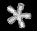 Four stroke radial engine.