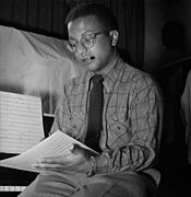 Billy Strayhorn, New York, N.Y., between 1946 and 1948 (William P. Gottlieb 08211)