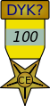 20.   The 100 DYK Creation and Expansion Medal Victuallers (talk) 7 November 2021
