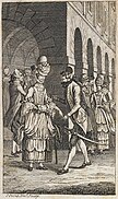 Illustration from Harris's List of Covent Garden Ladies (1773)
