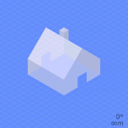 In this 3-D dynamic design a house is studied from various angles. These types of animations can be very useful in the study of various objects. They can also be used to study the evolution of a process through time.:[50]