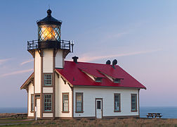 Point Cabrillo Lighthouse, on an early morning in February