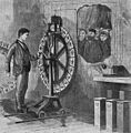 Image 15 An electrotachyscope American Scientific, 16/11/1889, p. 303 (from History of film technology)