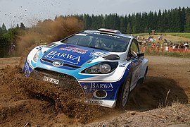 Rally Finland 2010 - shakedown - Nasser Al-Attiyah 1