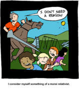 SMBC comic 25 March 2008, with caption