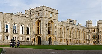 Windsor Castle Upper Ward Quadrangle 2 - Nov 2006