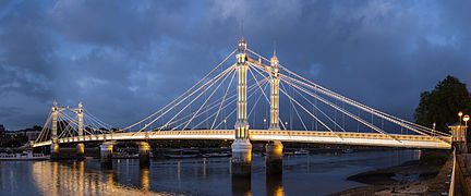 Albert Bridge, London - Oct 2012