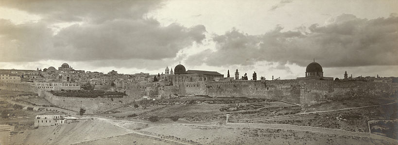 Jerusalem (early 20th century), by American Colony (Jerusalem) (edited by Durova)
