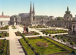 Dresden. Zwinger & Sophienkirche. - Detroit Publishing Co