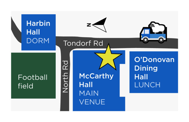 A visual arrangement of our campus buildings