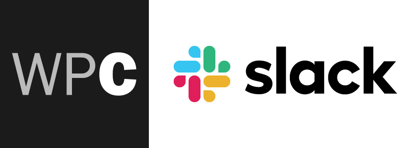 The WPCampus and Slack logo