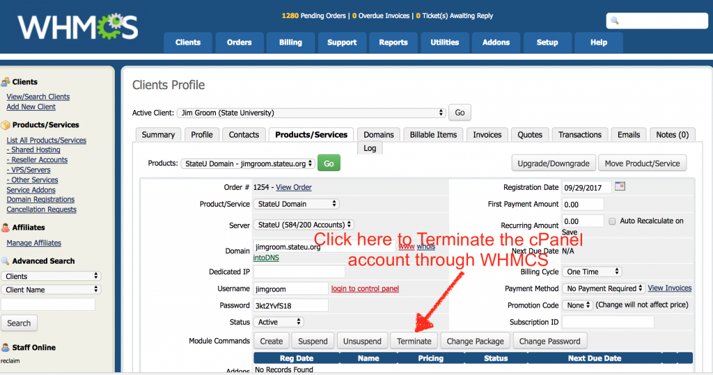 Terminating_cPanel_in_WHMCS_1.png