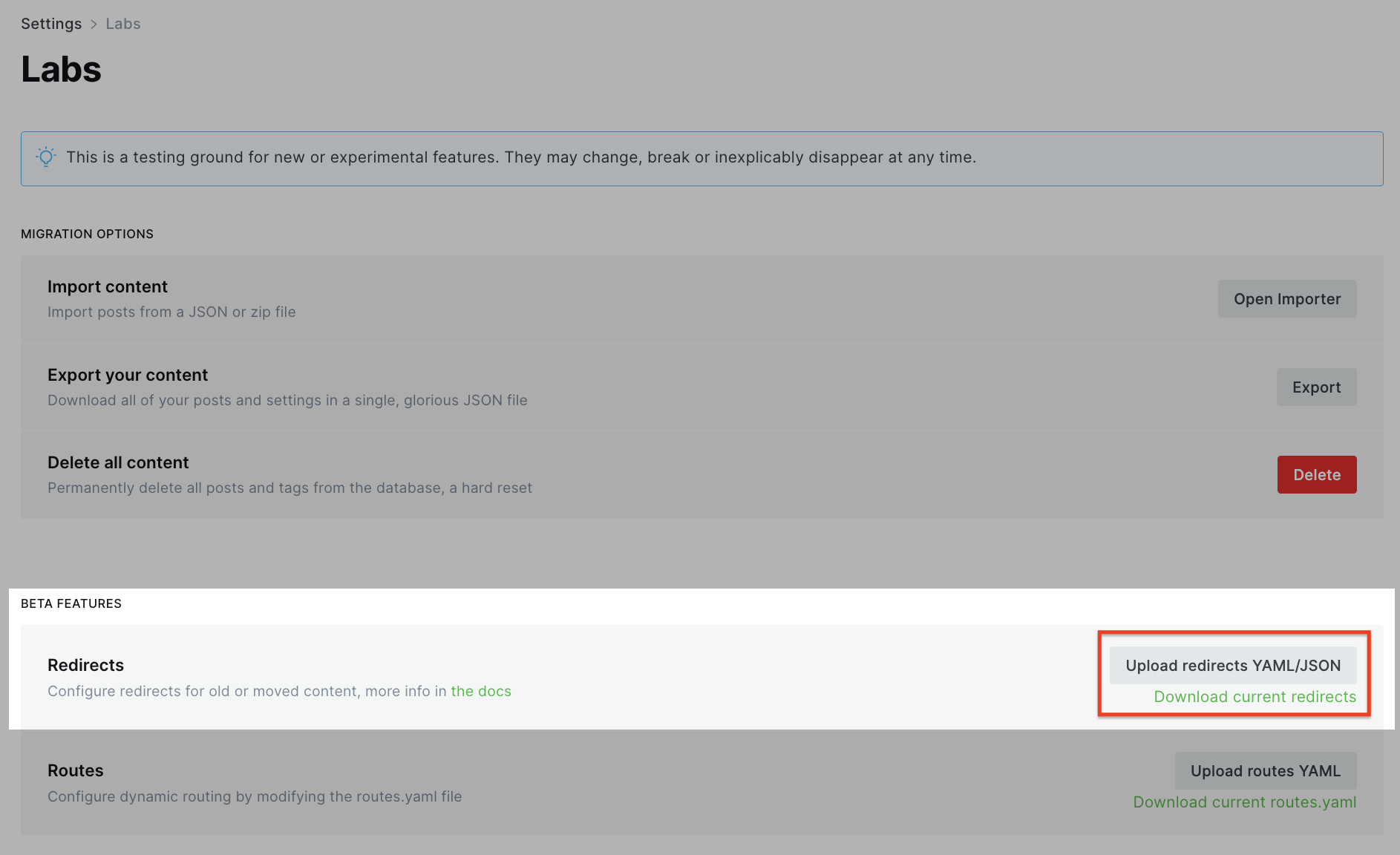 Ghost_Settings_Find-Download_Redirects.png